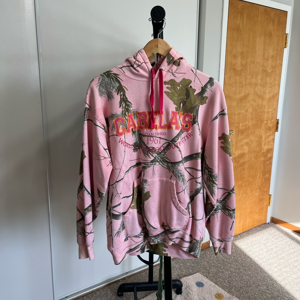 Cabela's Pink Camouflage Sweatshirt